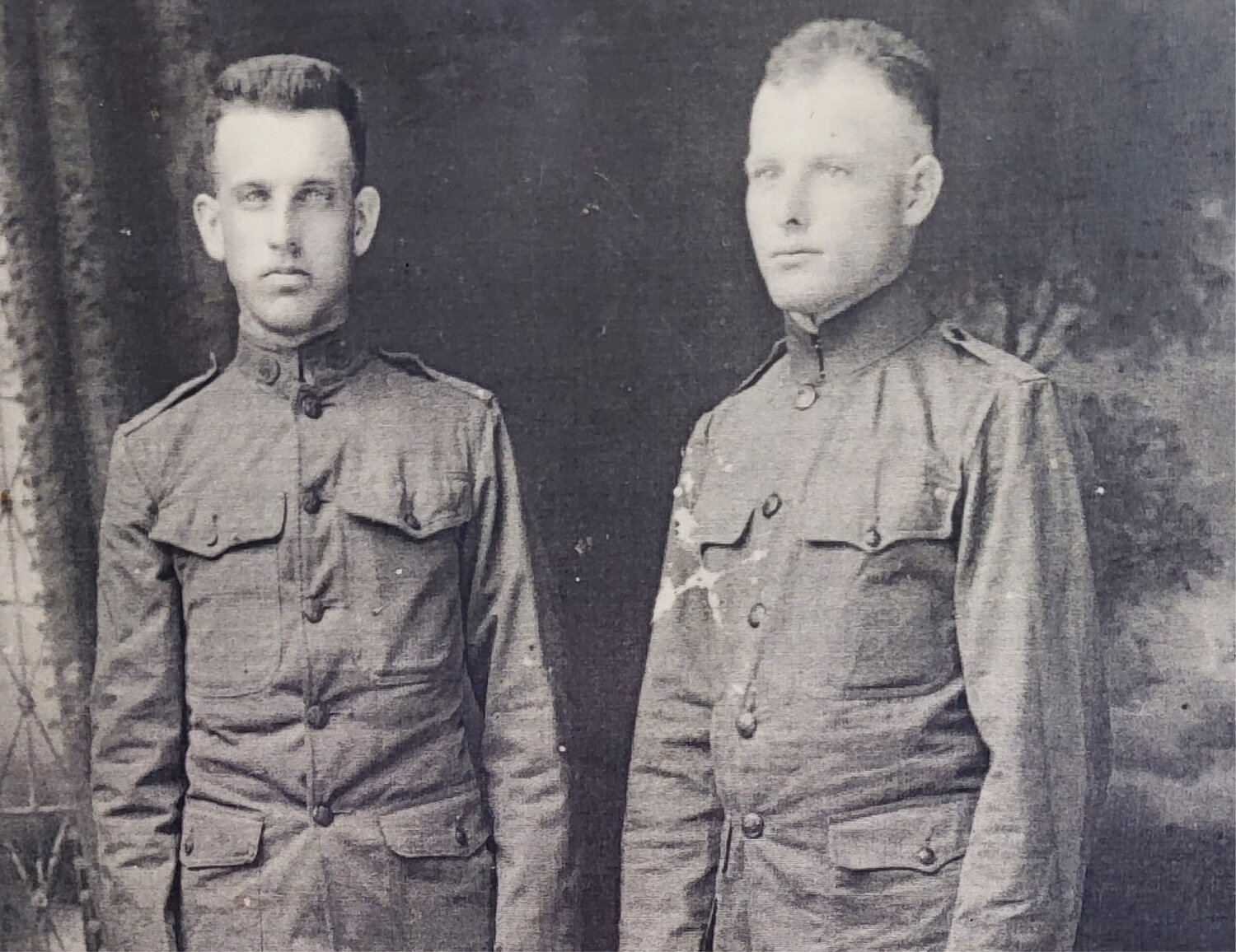 American Legion Post #99 was named after William Clayton Hennessee (left) and Joe Baker (right). Both were shot and died from their wounds in the Argonne Forest Battle, in France, during World War I. Both men are buried in France.
